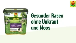 COMPO Rasendünger gegen Unkraut + Moos 4in1