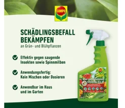 COMPO Grün- und Blühpflanzen Schädlings-frei AF, flüssig, 750 ml