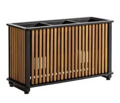 Dehner Akazienholz-Pflanzkasten Boston, rechteckig, ca. B86 cm