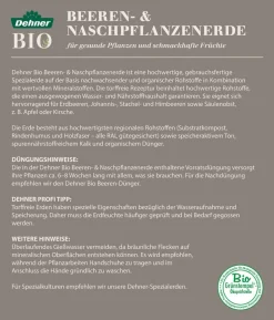 Dehner Bio Beeren und Naschpflanzenerde, 54 x 20 Liter