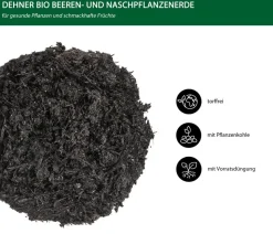 Dehner Bio Beeren und Naschpflanzenerde, 54 x 20 Liter
