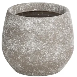 Dehner Keramik-Übertopf Jan, bauchig, ca. Ø16 cm