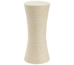 Dehner Keramik-Pflanzsäule Rustika, creme, ca. Ø24/H55 cm