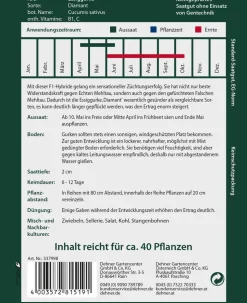 Dehner Premium Samen Essiggurke 'Diamant'