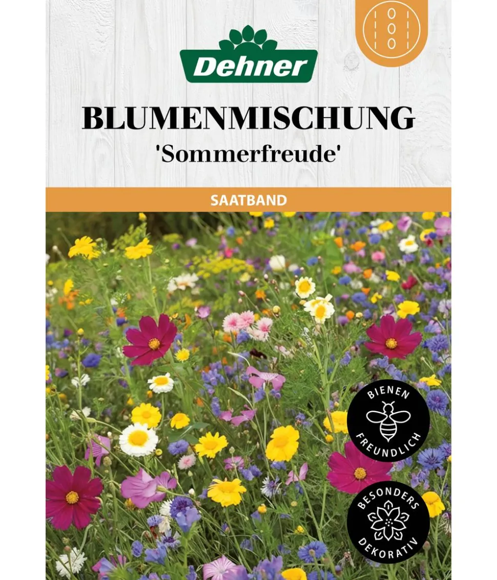 Dehner Saatband Blumenmischung 'Sommerfreude', L5 m
