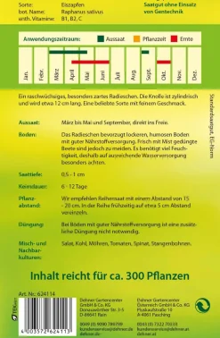 Dehner Samen Radies 'Eiszapfen'