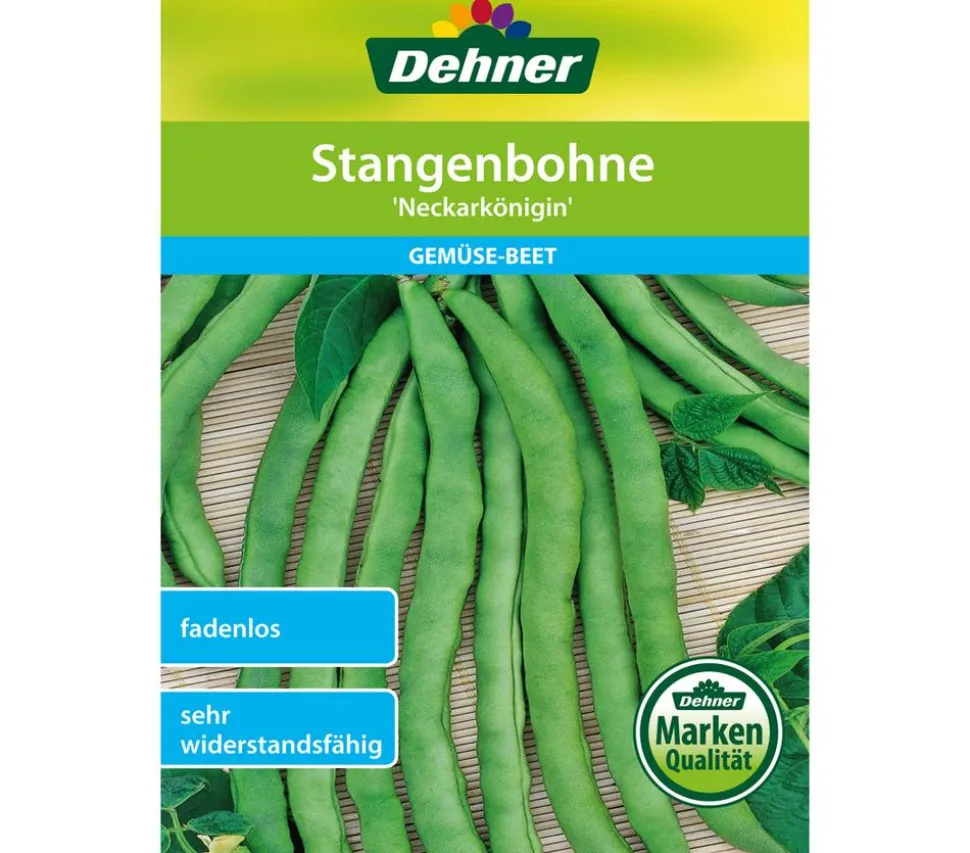 Dehner Samen Stangenbohne 'Neckarkönigin'