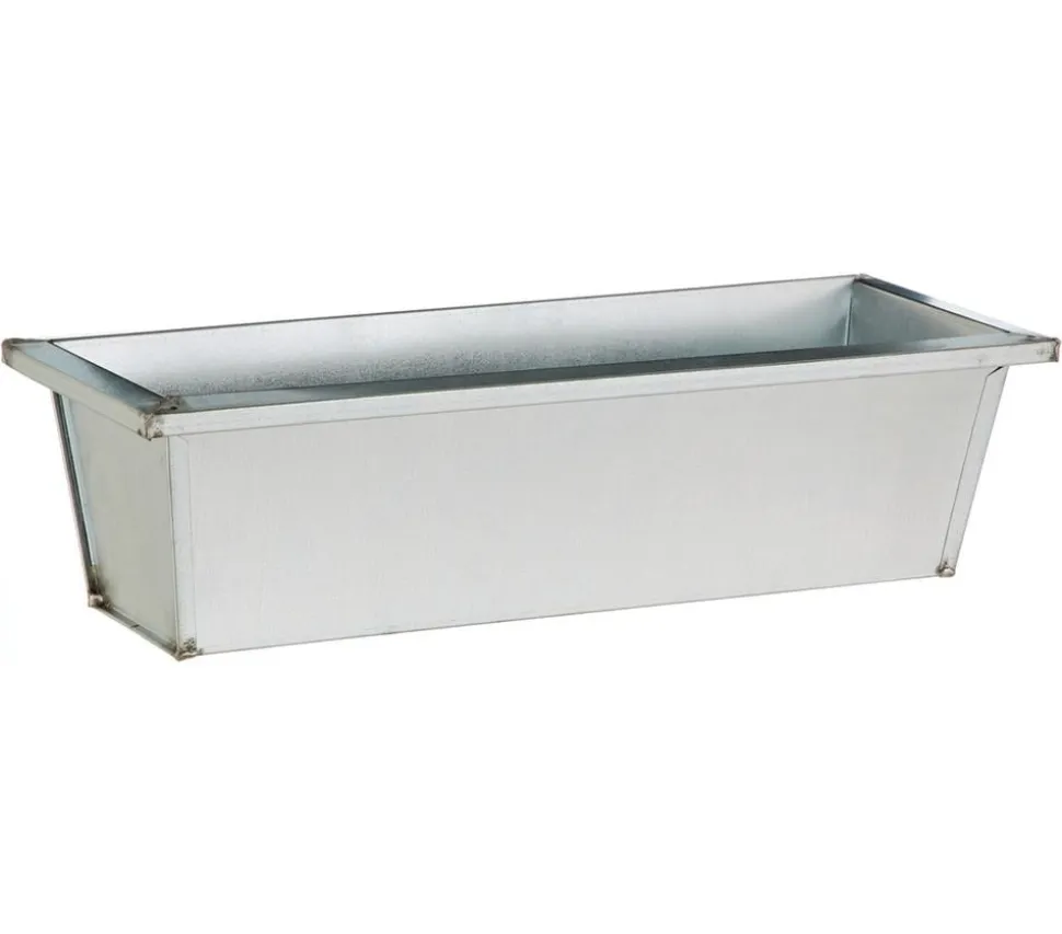 Dehner Zink-Kasten, silber, ca. B50/H13/T17 cm