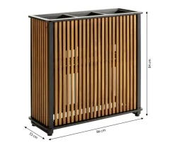Dehner Akazienholz-Pflanzkasten Boston, rechteckig, ca. B86 cm