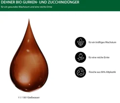 Dehner Bio Gurken- und Zucchini-Dünger, flüssig, 1 l