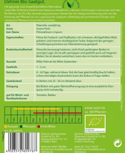 Dehner Bio-Samen Petersilie 'Grüne Perle'