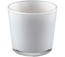 Dehner Glas-Übertopf Conner, konisch