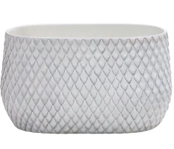 Dehner Keramik-Jardiniere Tamir, bauchig, ca. B28/H16/T16 cm