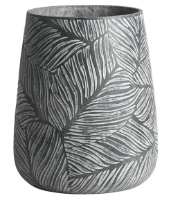 Dehner Kunststein-Vase Stanca, rund
