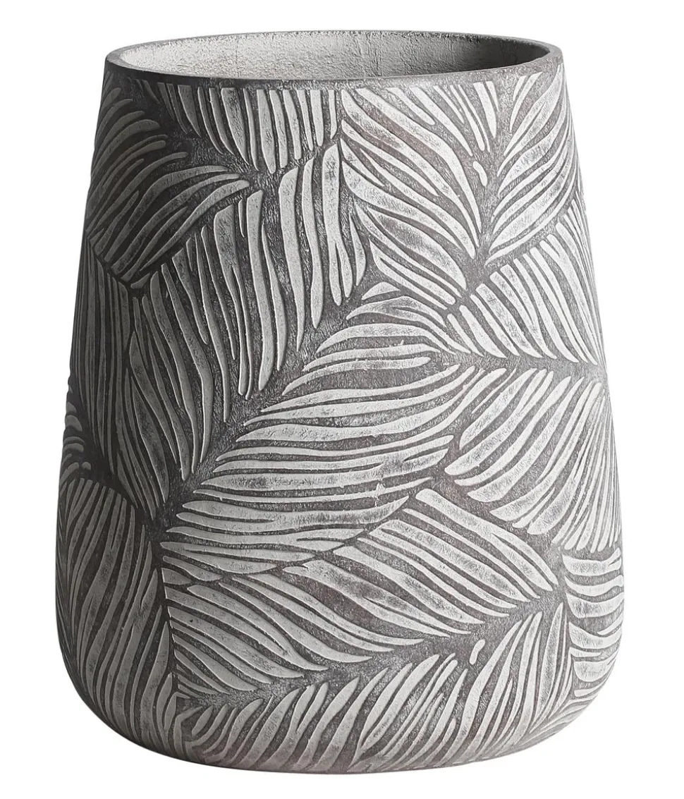 Dehner Kunststein-Vase Stanca, rund
