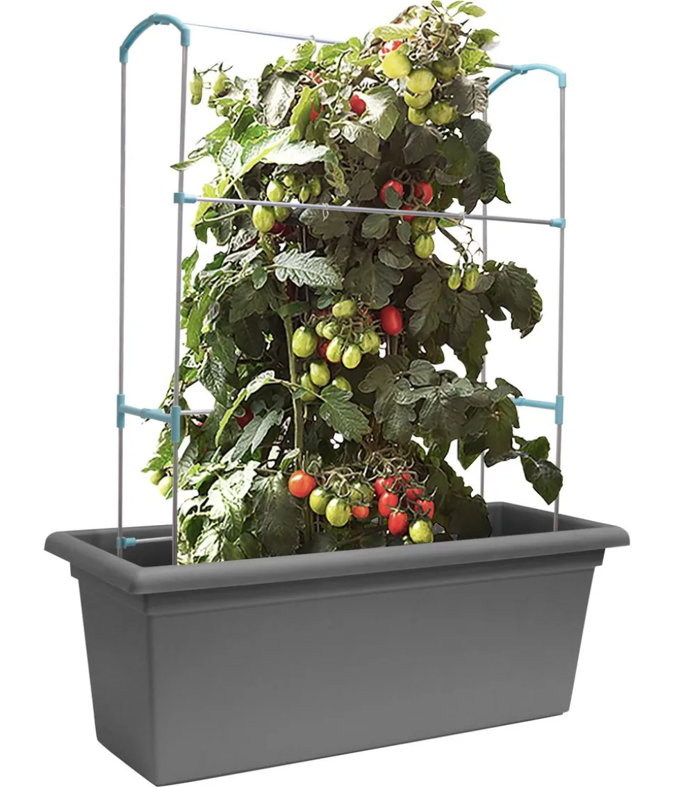 Dehner Kunststoff-Blumenkasten Magnus, rechteckig. ca. B98/H37/T38 cm