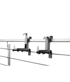 Dehner Kunststoff-Blumenkastenhalter, anthrazit