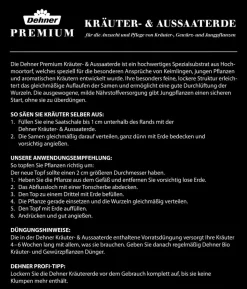 Dehner Premium Kräuter- & Aussaaterde, 120 x 20 Liter