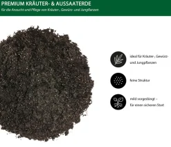 Dehner Premium Kräuter- & Aussaaterde, 120 x 20 Liter