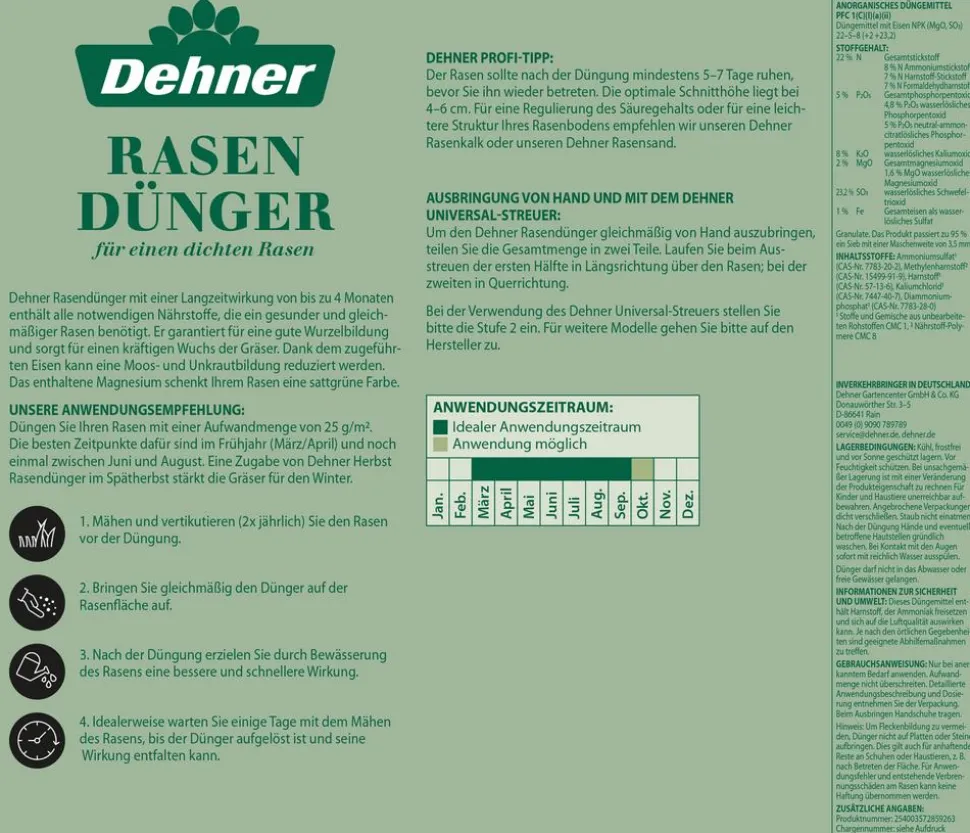 Dehner Rasendünger