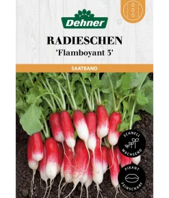 Dehner Saatband Radieschen 'Flamboyant 3', L5 m