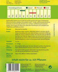 Dehner Samen Markerbse 'Progreß No 9'