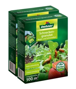 Dehner Schneckenkorn, 2 x 250 g (500 g), für ca. 1000 qm