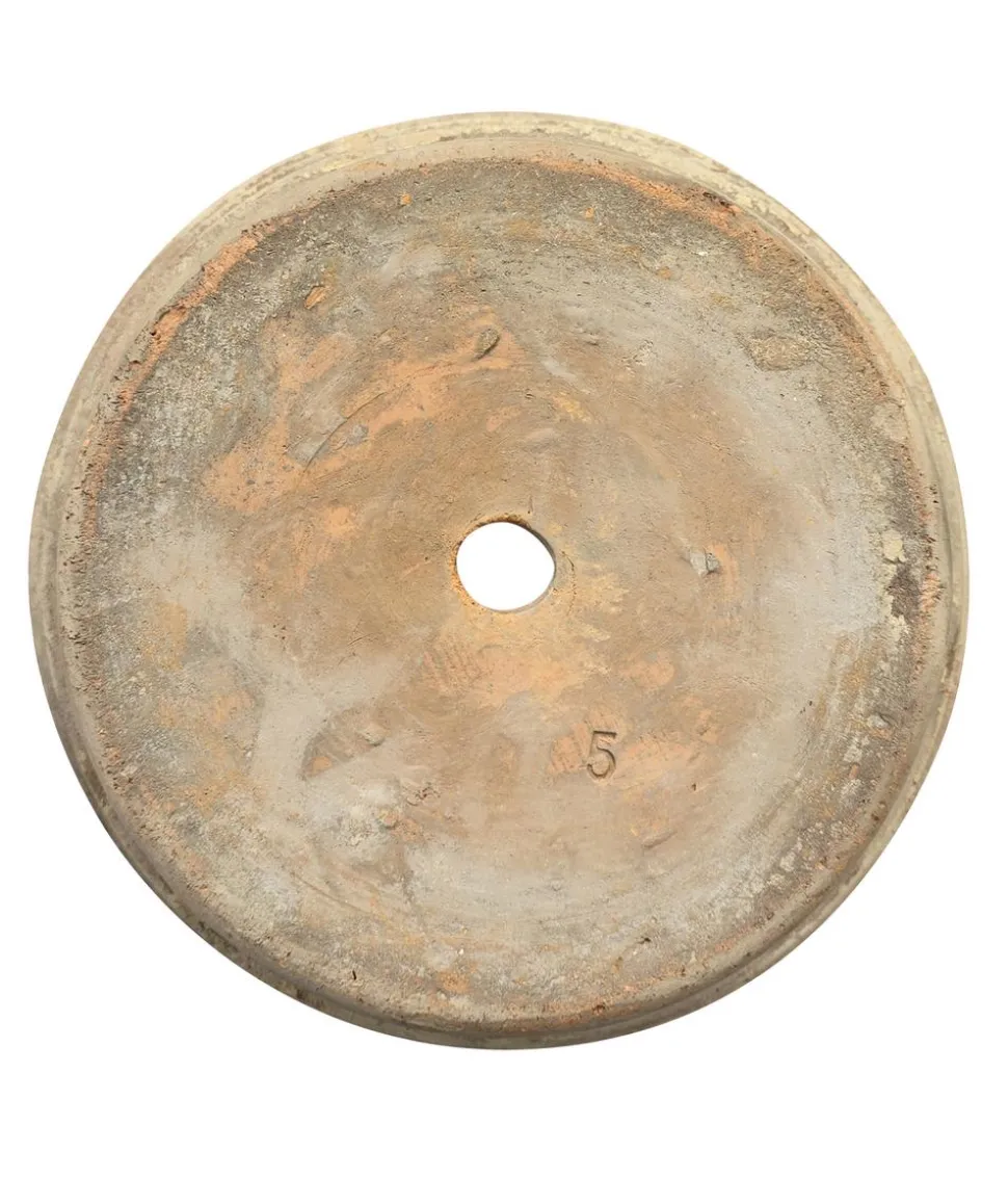 Dehner Terrakotta-Topf Turin, rund, antique-terra
