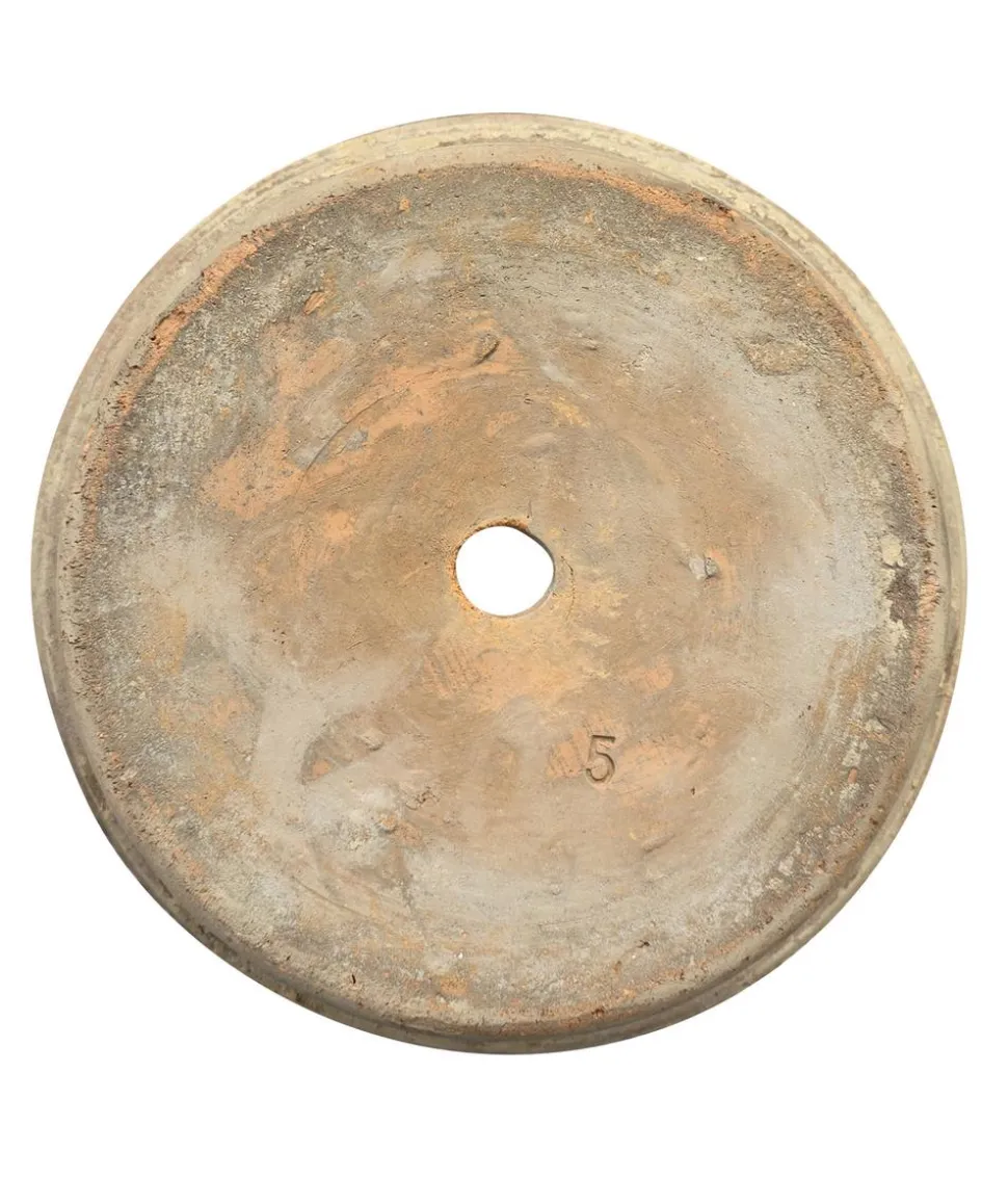 Dehner Terrakotta-Topf Turin, rund, antique-terra