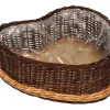 Dehner Weidenherz mit Folie ausgeschlagen, braun, ca. B35/H13/T35 cm