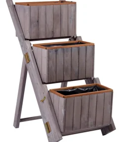 dobar Holz-Pflanztreppe klappbar, ca. B41/H85/T55 cm