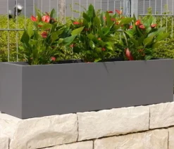 Eastwest Fiberglas-Blumenkasten Supremo, rechteckig