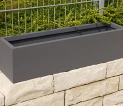 Eastwest Fiberglas-Blumenkasten Supremo, rechteckig