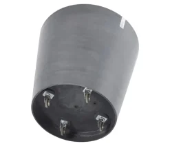Ecopots Kunststoff-Topf Amsterdam mit Rollen, rund