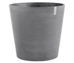 Ecopots Kunststoff-Topf Amsterdam mit Rollen, rund