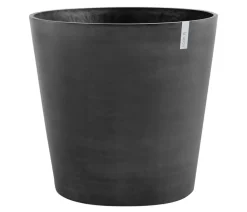 Ecopots Kunststoff-Topf Amsterdam mit Rollen, rund