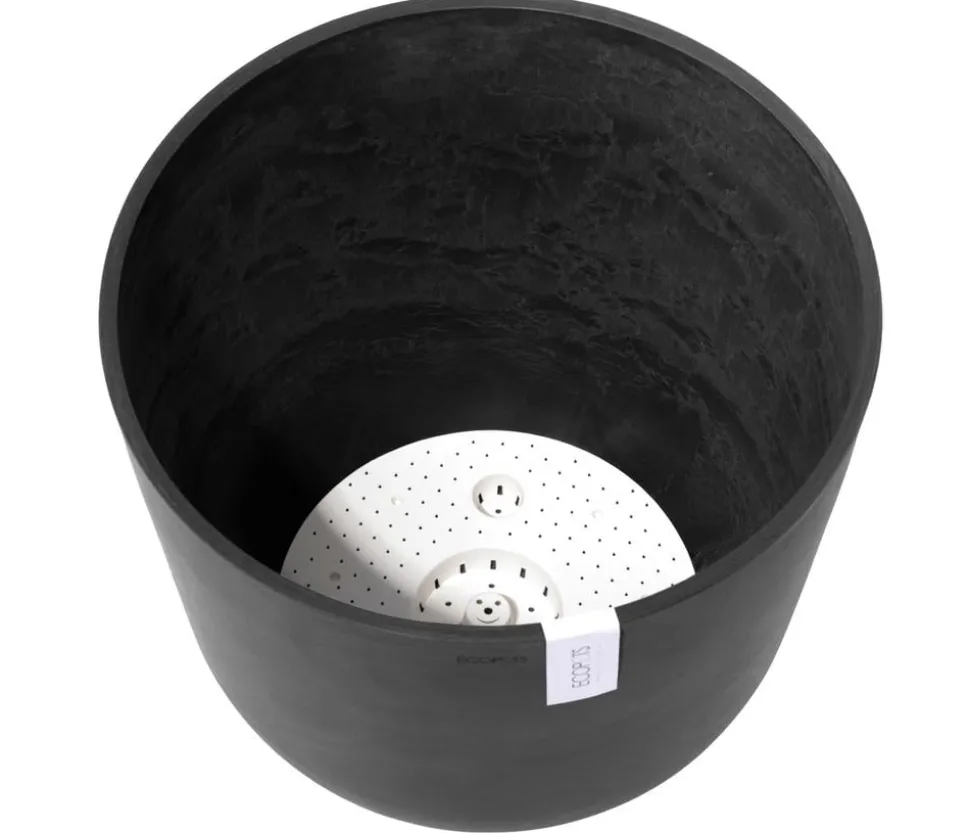 Ecopots Kunststoff-Topf Oslo mit Wassersystem, rund