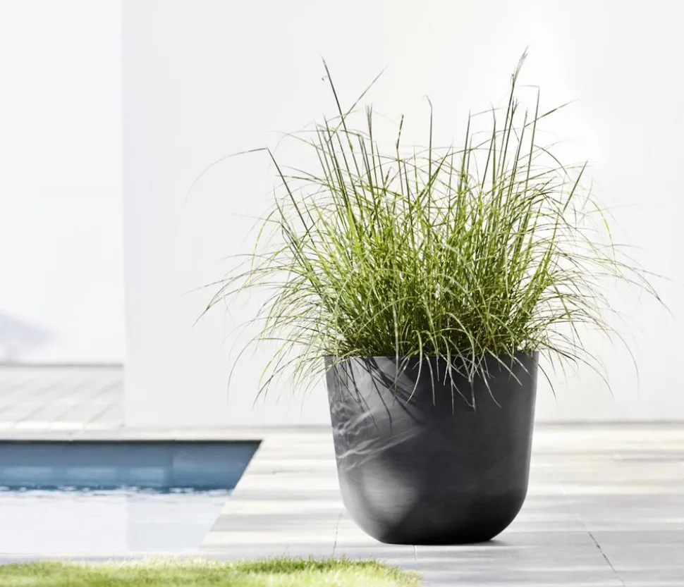 Ecopots Kunststoff-Topf Oslo mit Wassersystem, rund