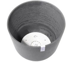 Ecopots Kunststoff-Topf Oslo mit Wassersystem, rund