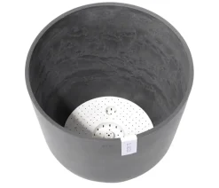 Ecopots Kunststoff-Topf Oslo mit Wassersystem, rund