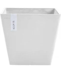 Ecopots Kunststoff-Topf Rotterdam, quadratisch