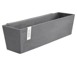 Ecopots Kunststoff-Kasten Manhattan Wall mit Wassersystem, rechteckig