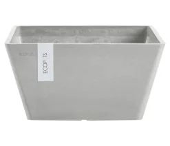 Ecopots Kunststoff-Topf Berlin, quadratisch