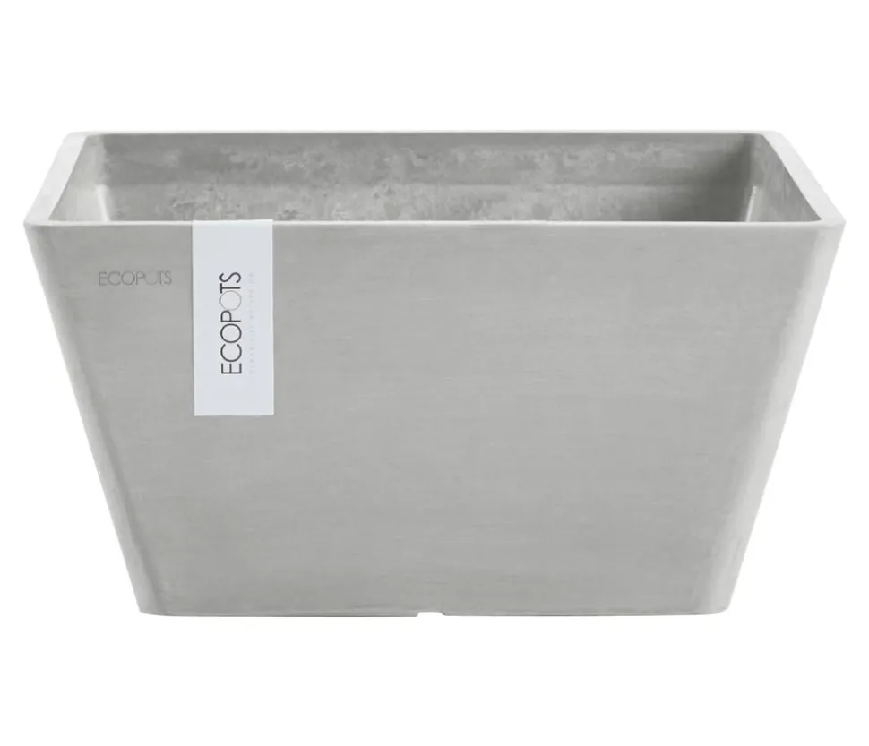 Ecopots Kunststoff-Topf Berlin, quadratisch