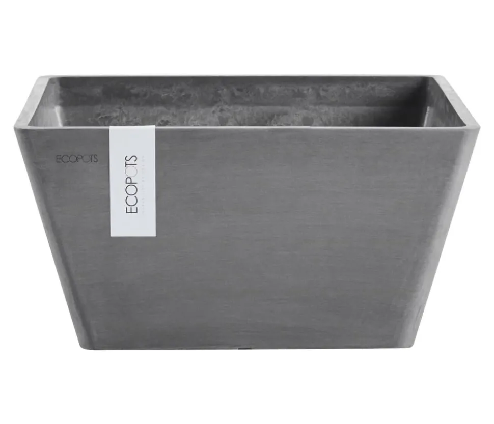 Ecopots Kunststoff-Topf Berlin, quadratisch