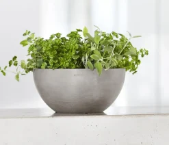 Ecopots Kunststoff-Topf Brussels, rund
