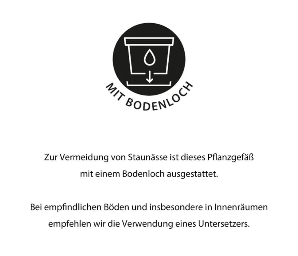 Ecopots Kunststoff-Topf Frankfurt, rund