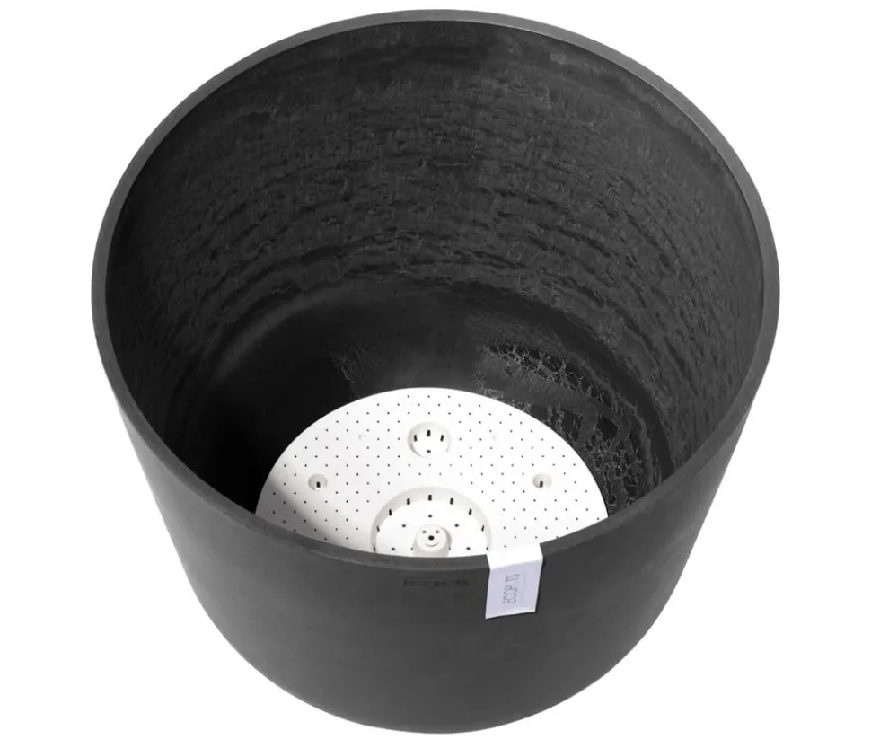 Ecopots Kunststoff-Topf Oslo mit Wassersystem, rund