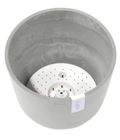 Ecopots Kunststoff-Topf Oslo mit Wassersystem, rund