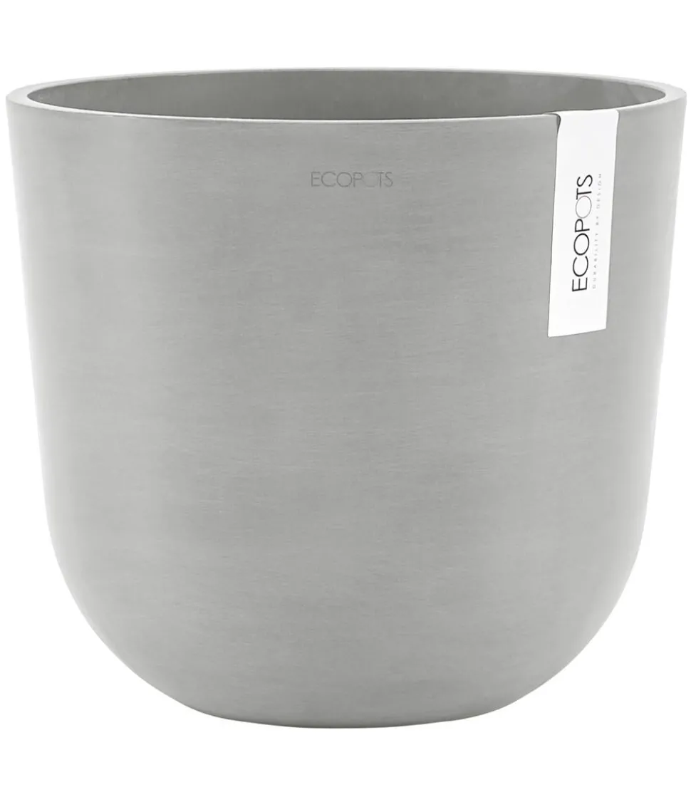 Ecopots Kunststoff-Topf Oslo mit Wassersystem, rund